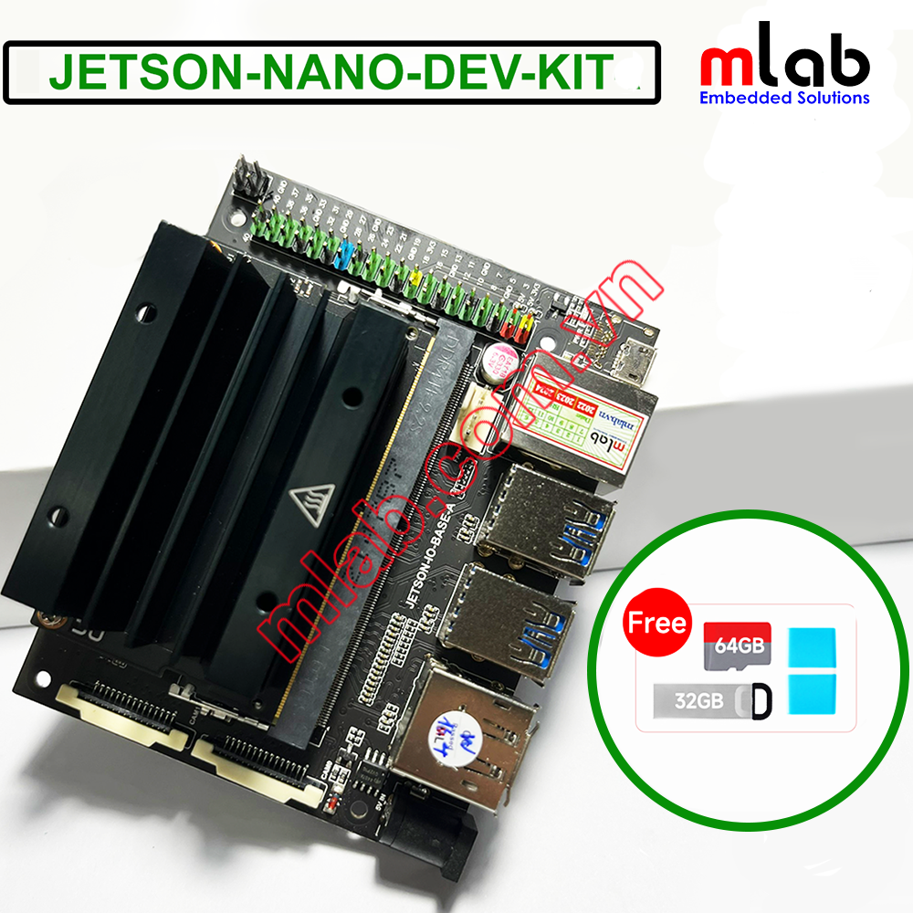 Jetson Nano Dev Kit tích hợp 16GB eMMC phiên bản thay thế cho NVIDIA